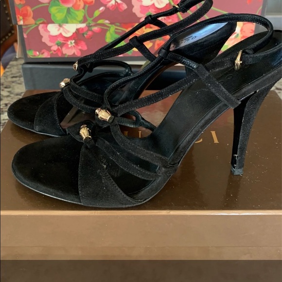 🖤SOLD!🖤Authentic Gucci Strappy Heels - Picture 2 of 10